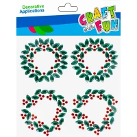 1. Craft With Fun Ozdoba Dekoracyjna Kryształki Boże Narodzenie Samoprzylepne 501890